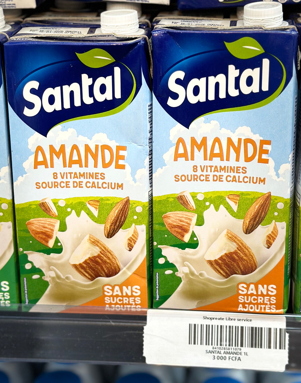 SANTAL AMANDE SANS SUCRE AJOUTÉS 1L