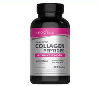 
              NeoCell Peptides de Collagène Grassfed + Vitamine C & Biotine 360 Comprimés
            