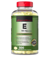 
              Vitamine E 180 mg (400 IU) - 500 capsules molles - Signature
            
