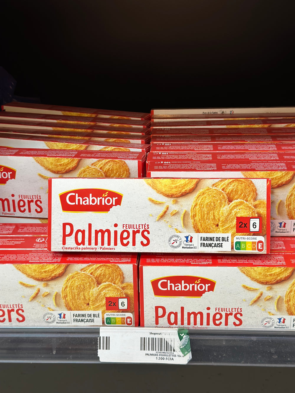 PALMIERS FEUIILLETTES BISCUITS