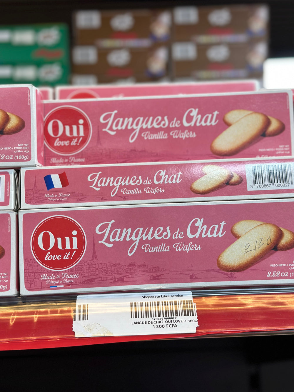 LANGUE DE CHAT OUI LOVE IT 100G