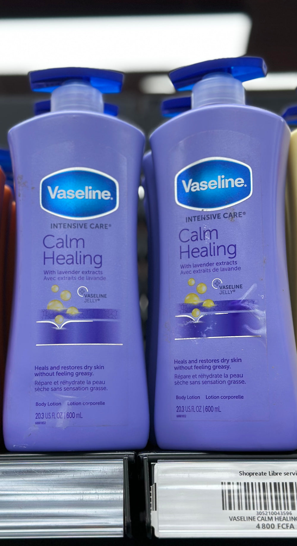 VASELINE CALM HEALING 600ML