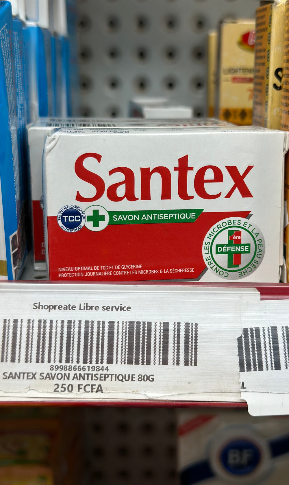 SANTEX SAVON ANTISEPTIQUE 80G