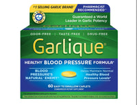 
              Garlique Garlic Extract Supplement, Healthy Blood Pressure Formula, Odorless & Vegan, 60 Caplets-DLC:05/25
            