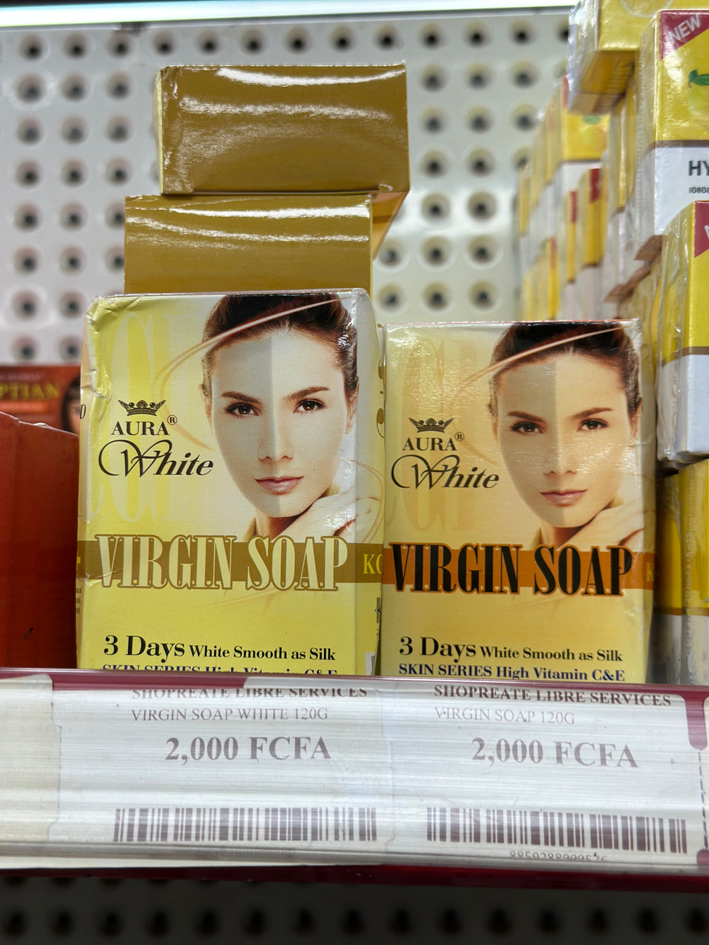 AURA WHITE VIRGIN SOAP 120G