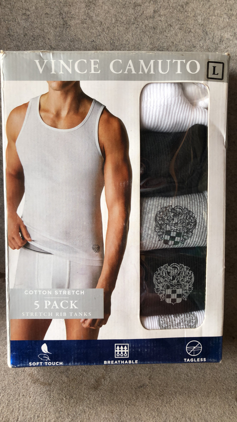 Vince Camuto Cotton Stretch 5 Pack L