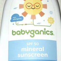 Babyganics Mineral-Based Baby Sunscreen Spray SPF 50 - 6 fl oz