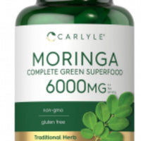 Carlyle Moringa Oleifera | 180 Capsules | Non-GMO and Gluten Free Supplement | Complete Green Superfood | from Moringa Leaf Powder DLC: 11/2027