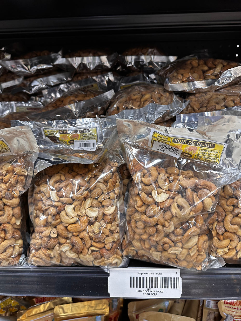NOIX DE CAJOUX 500KG