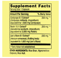 
              Spring Valley Mushroom Complex Dietary Supplement,6,200mg Equivalent Serving, 30 Vegetarian Capsules
            