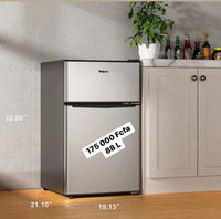 
              Whirlpool 3.1 cu ft Mini Refrigerator Stainless Steel WH31S1E
            
