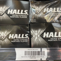 HALLS EXTRA STRONG  MENTHOL FLAVOR X100X2.8G