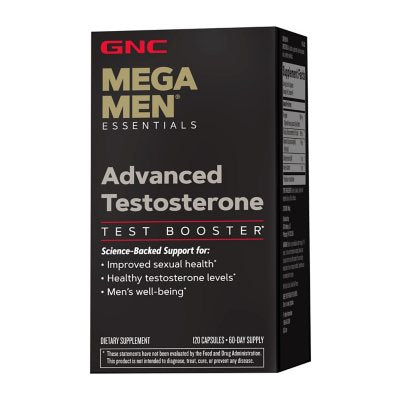 GNC Mega Men Advanced Men's Testosterone, 120 ct.DLC: 11/2027