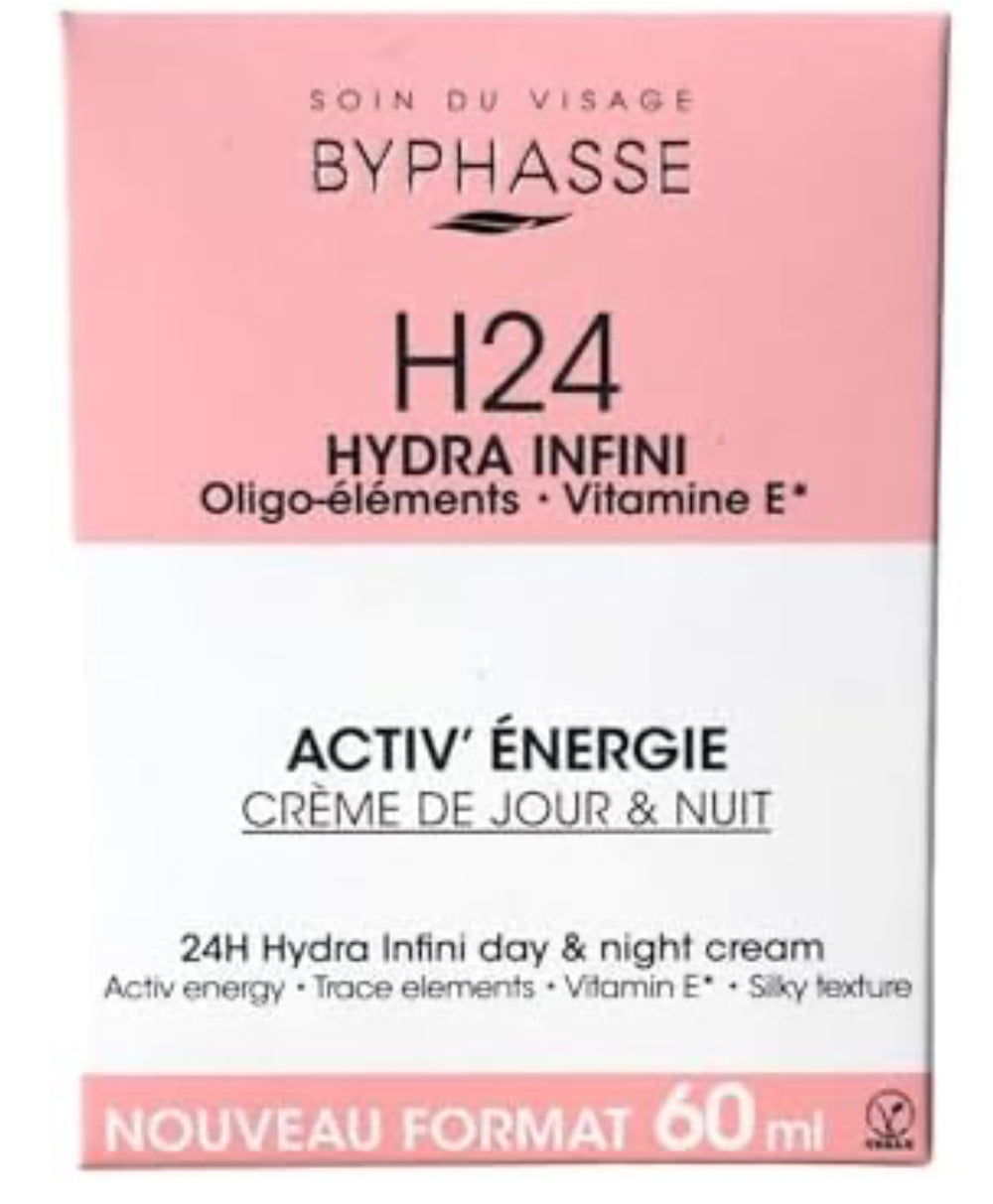 Byphasse H24 Hydra Infini Crème de Jour et Nuit 60ml