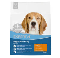 
              Croquettes pour chien Adulte medium/maxi au poulet CARREFOUR COMPANINO 10kg
            