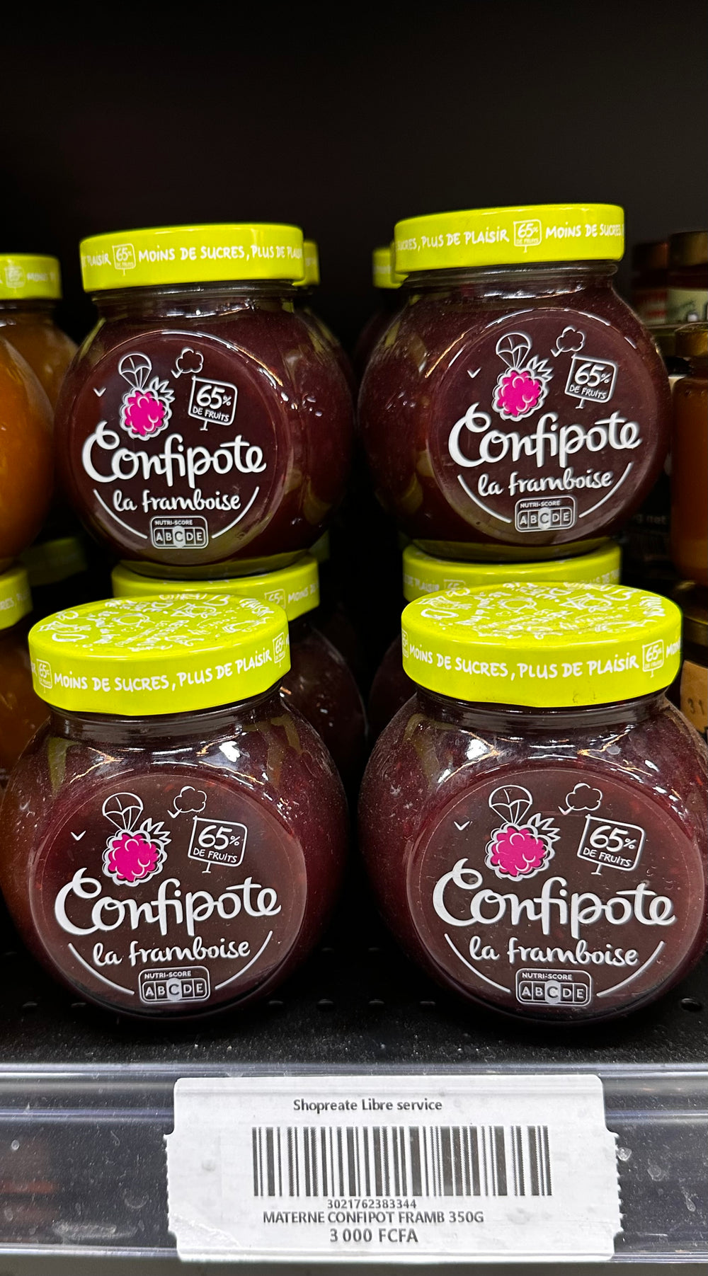 CONFIPOTE FRAMBOISE 350G