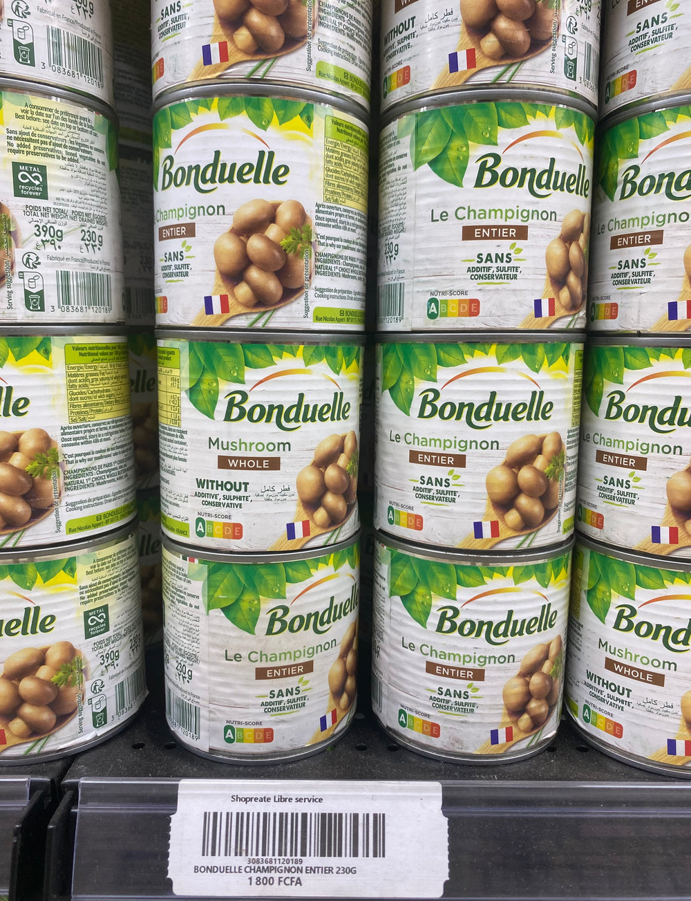 BONDUELLE CHAMPIGNON ENTIER 230G