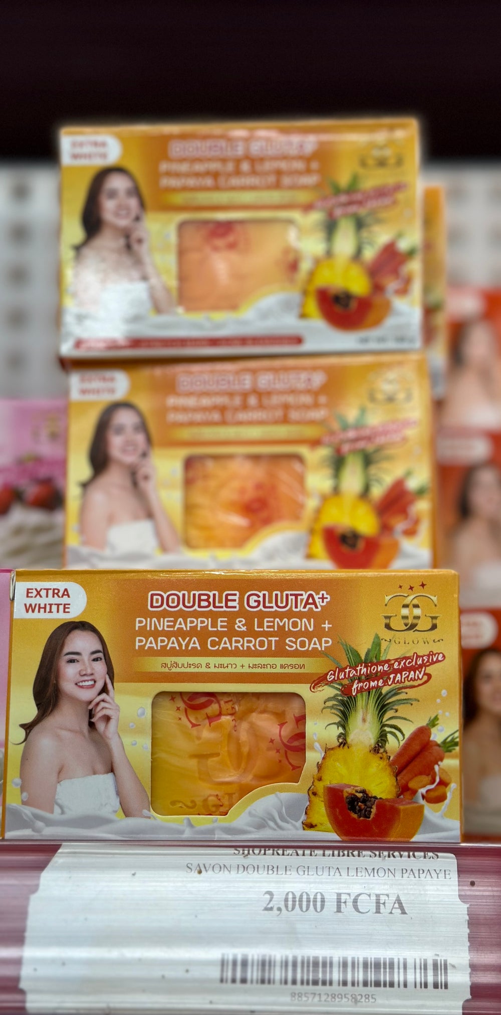 DOUBLE GLUTA+ PINEAPPLE & LEMON + CARROT SOAP 160G