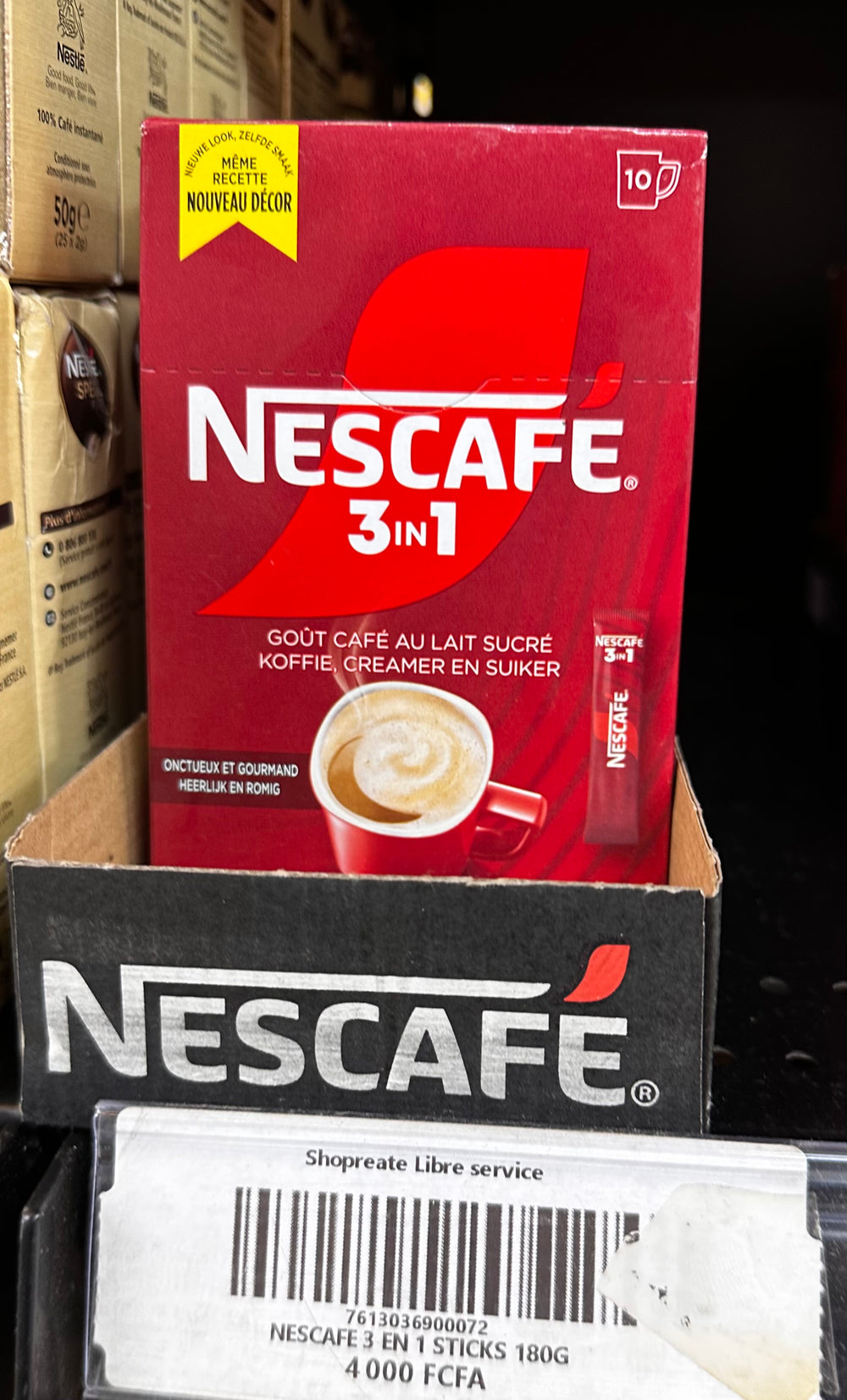 NESCAFE 3 EN 1 STICKS 180G