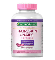 
              Nature's Bounty Cheveux, peau et ongles, 250 gélules DLC: 09/2026
            