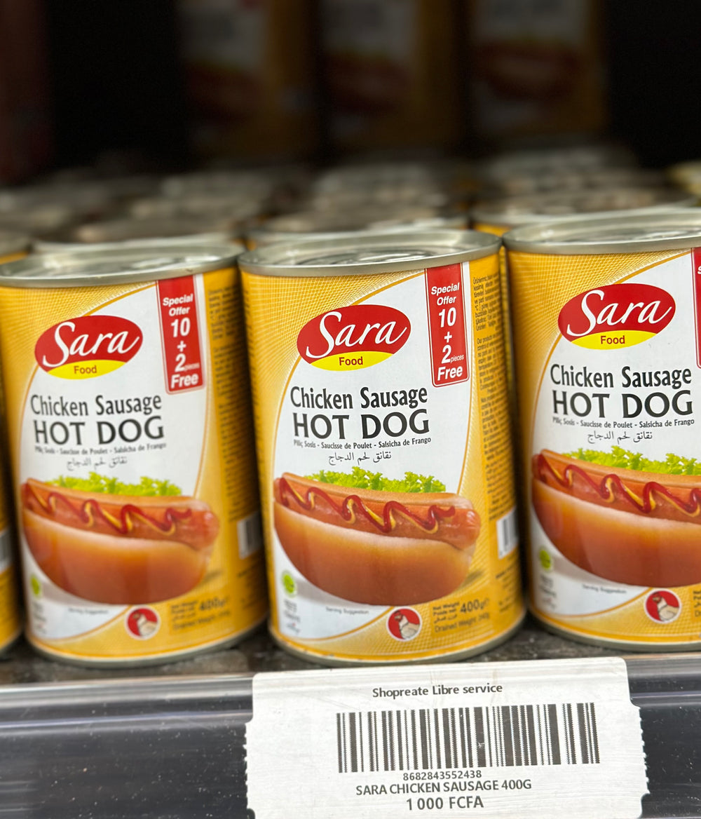 SARA CHICKEN SAUSAGE 400G