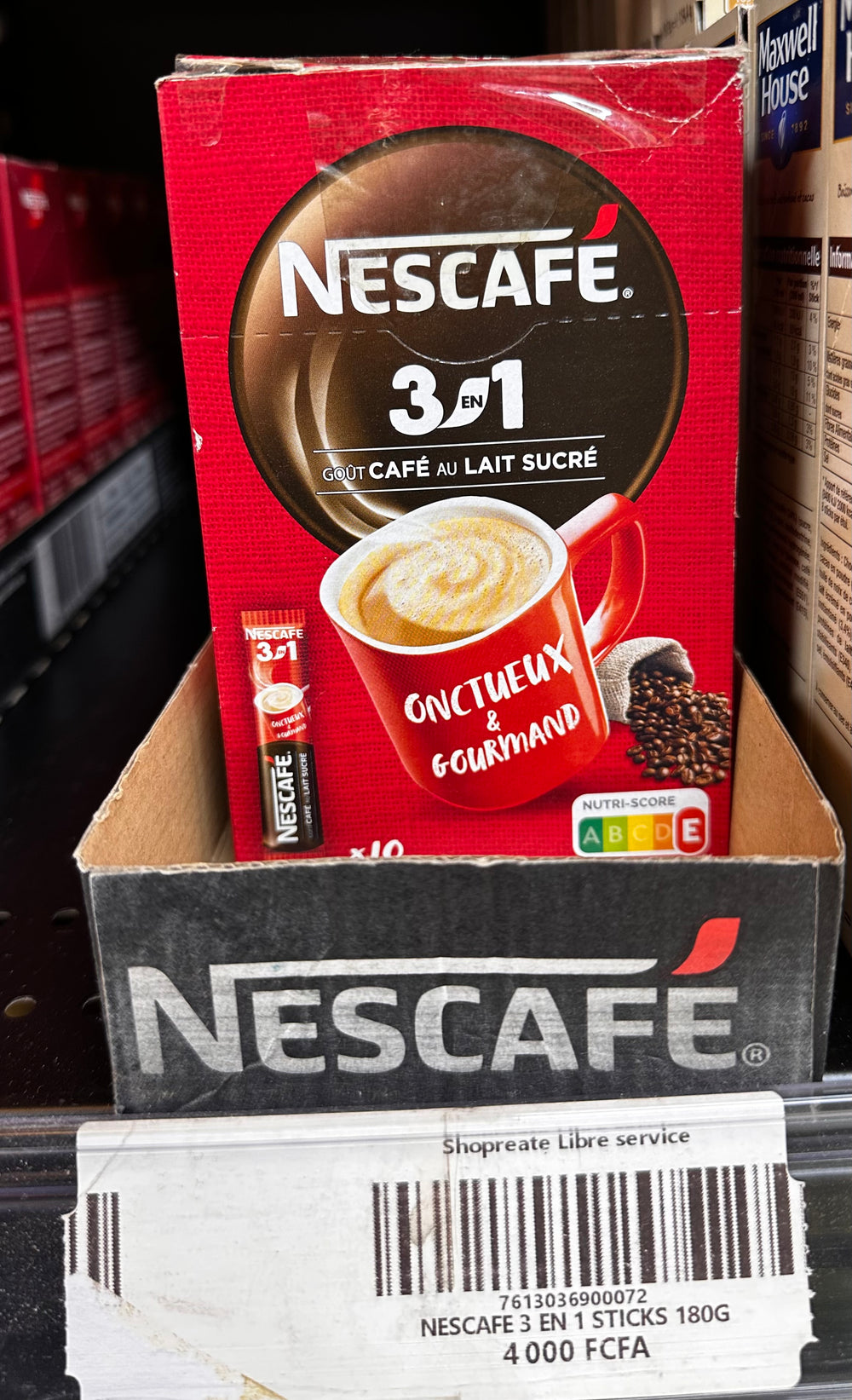 NESCAFE 3 EN 1 STICKS 180G
