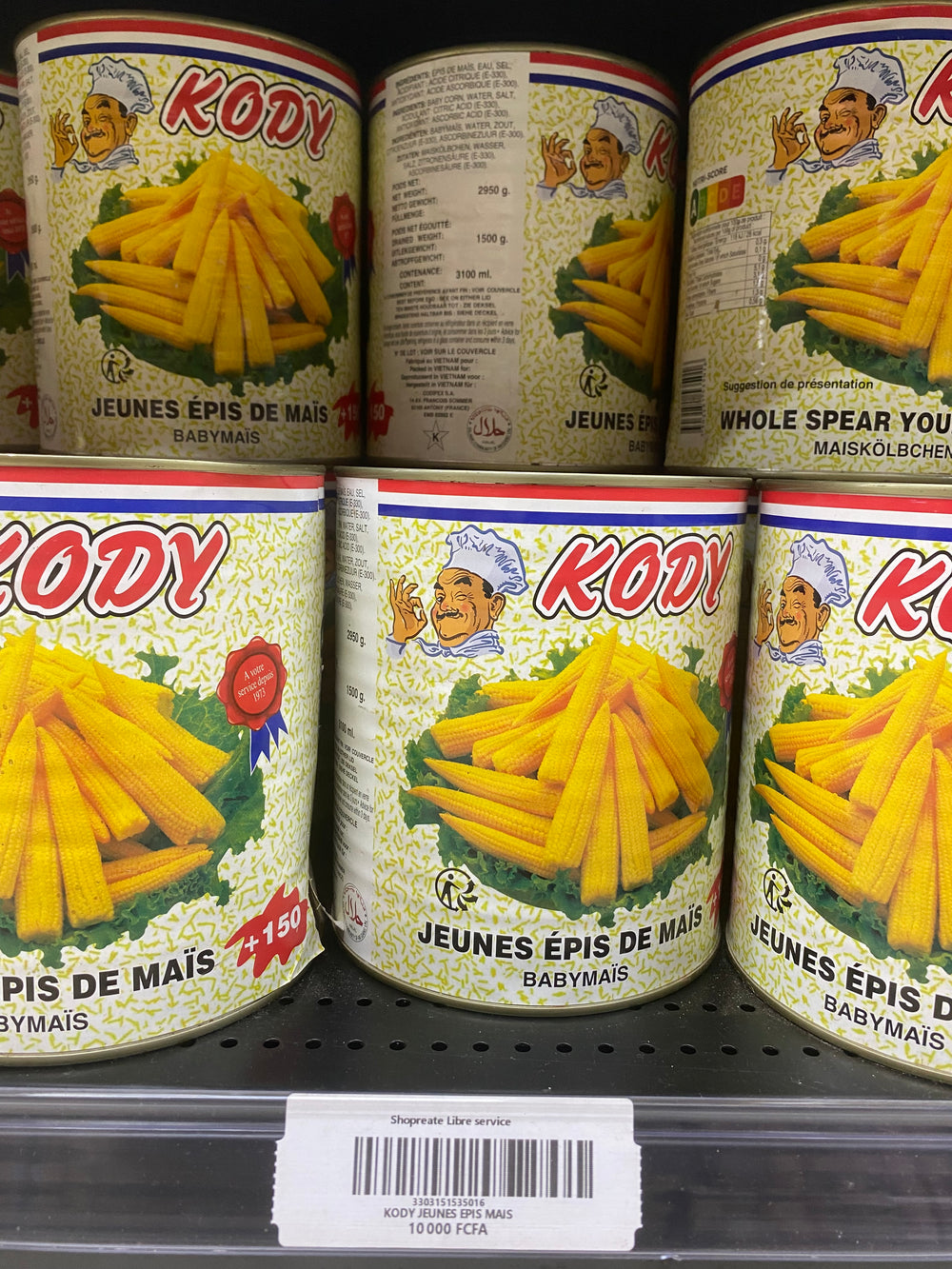 KODY JEUNES EPIS MAIS