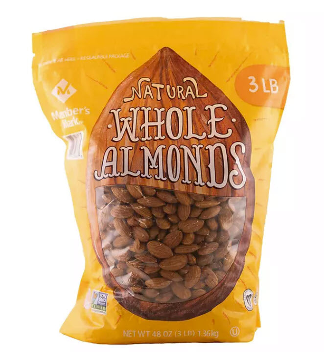 Member's Mark Natural Whole Almonds (3 lbs.)