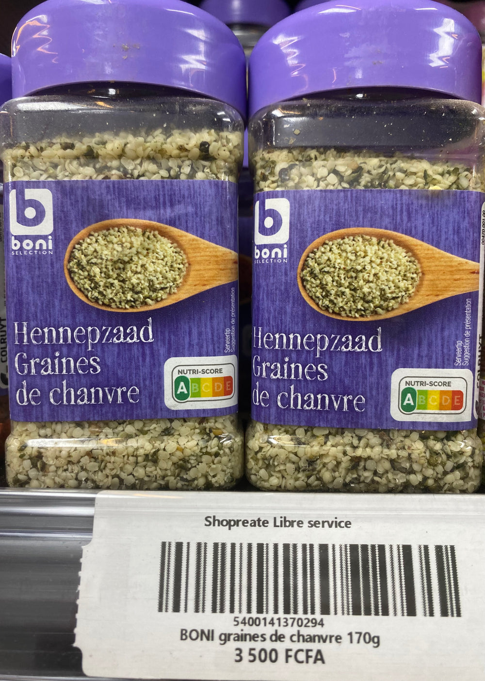 Boni Graines de Chanvre 170g