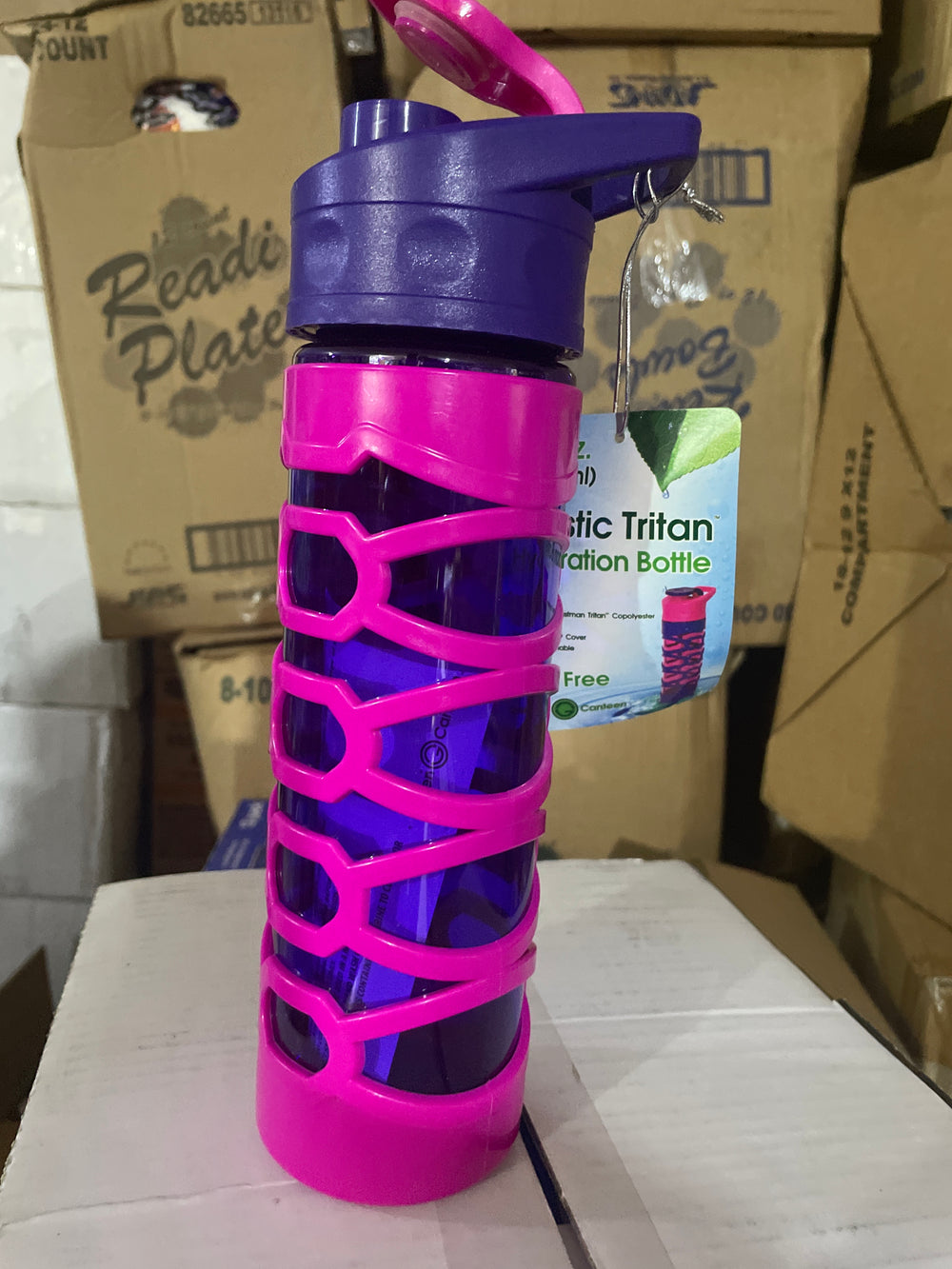 WATER BOTTLE #5322 TRITAN PLASTIC SINGLE WALL