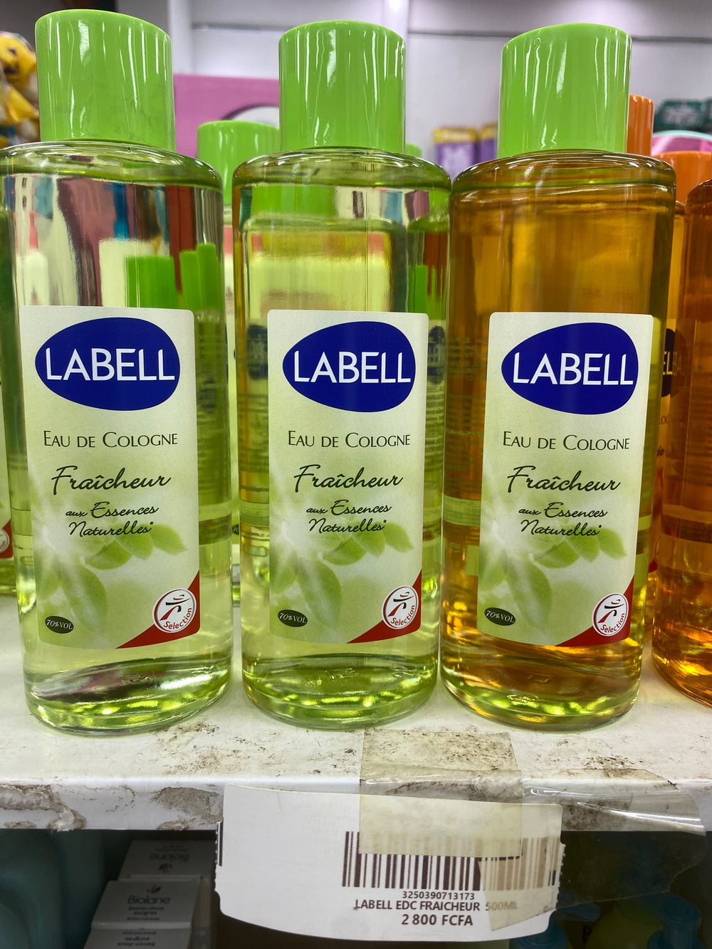 Labell Eau de Cologne Fraicheur  500Ml
