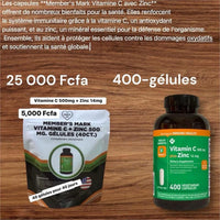 
              Member's Mark – Vitamine C 500 mg + Zinc 40 capsules
            