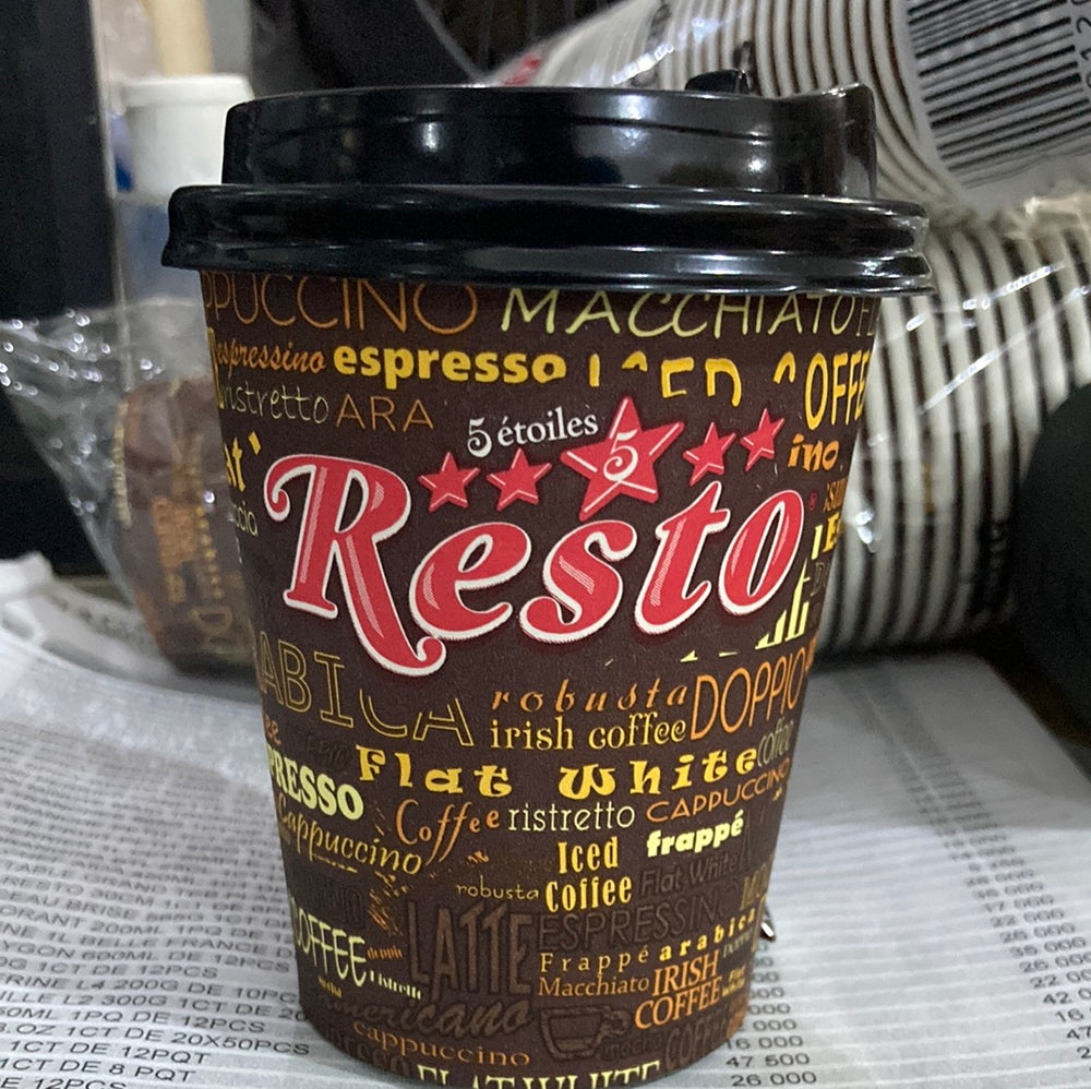 Resto Paper Cups 8oz 50pcs