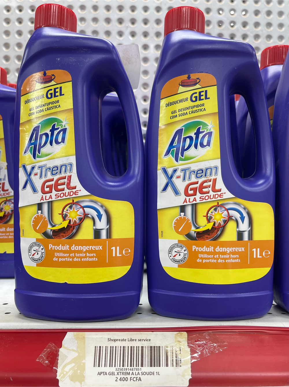 Apta X-trem Gel 1L à la soude