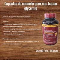 
              Cinnamon Detary Supplément 60 Capsules DLC: 30 Avril 2026
            