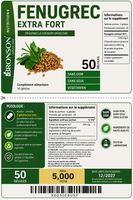 
              Bronson Fenugreek Seed Powder Capsules Extra Strength, 30 Capsules  DLC: 12/2027
            