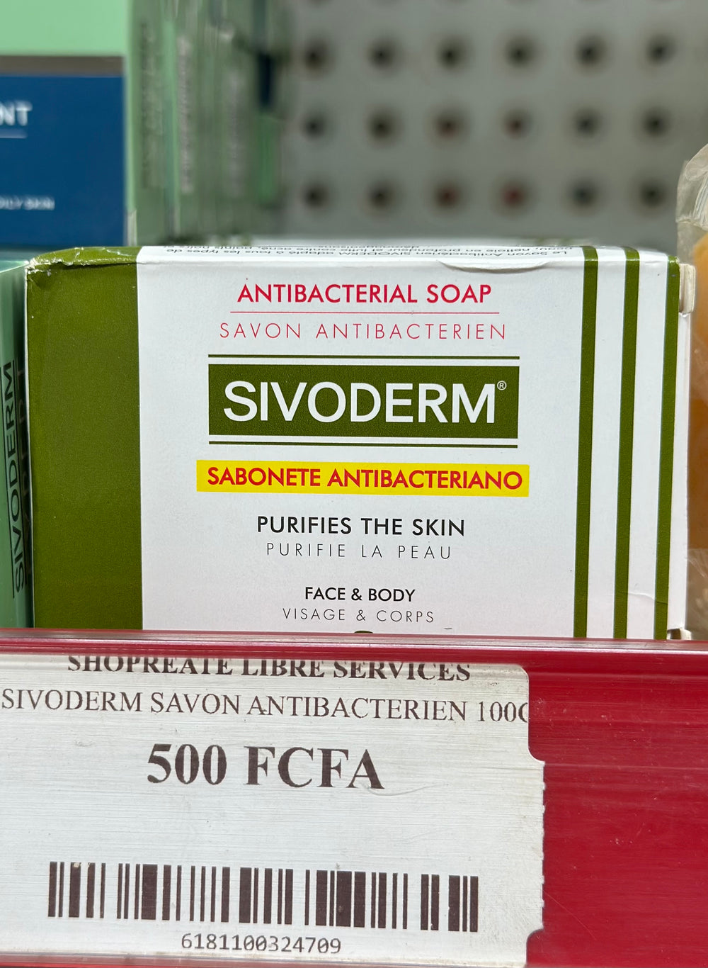 SIVODERM SAVON ANTIBACTERIEN 100G