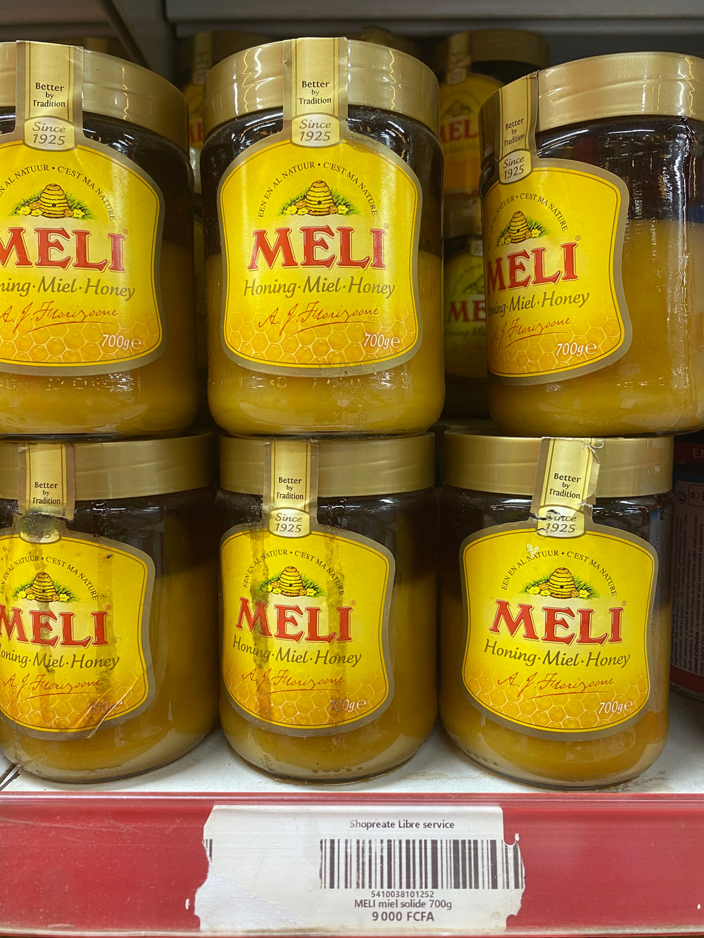 Meli Honing. Miel Honey Since 1925 Better by Tradition 700ge