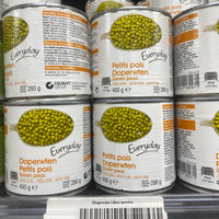 EVERYDAY petits pois très fins 400g