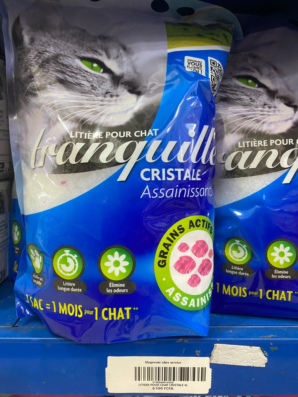 Litiere pour Chat Cristale 4L