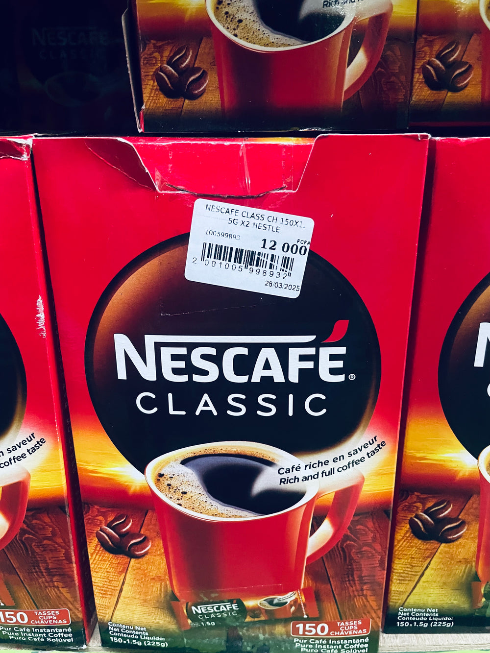 Nescafe classic 150x 1,5g x 2 Nestle