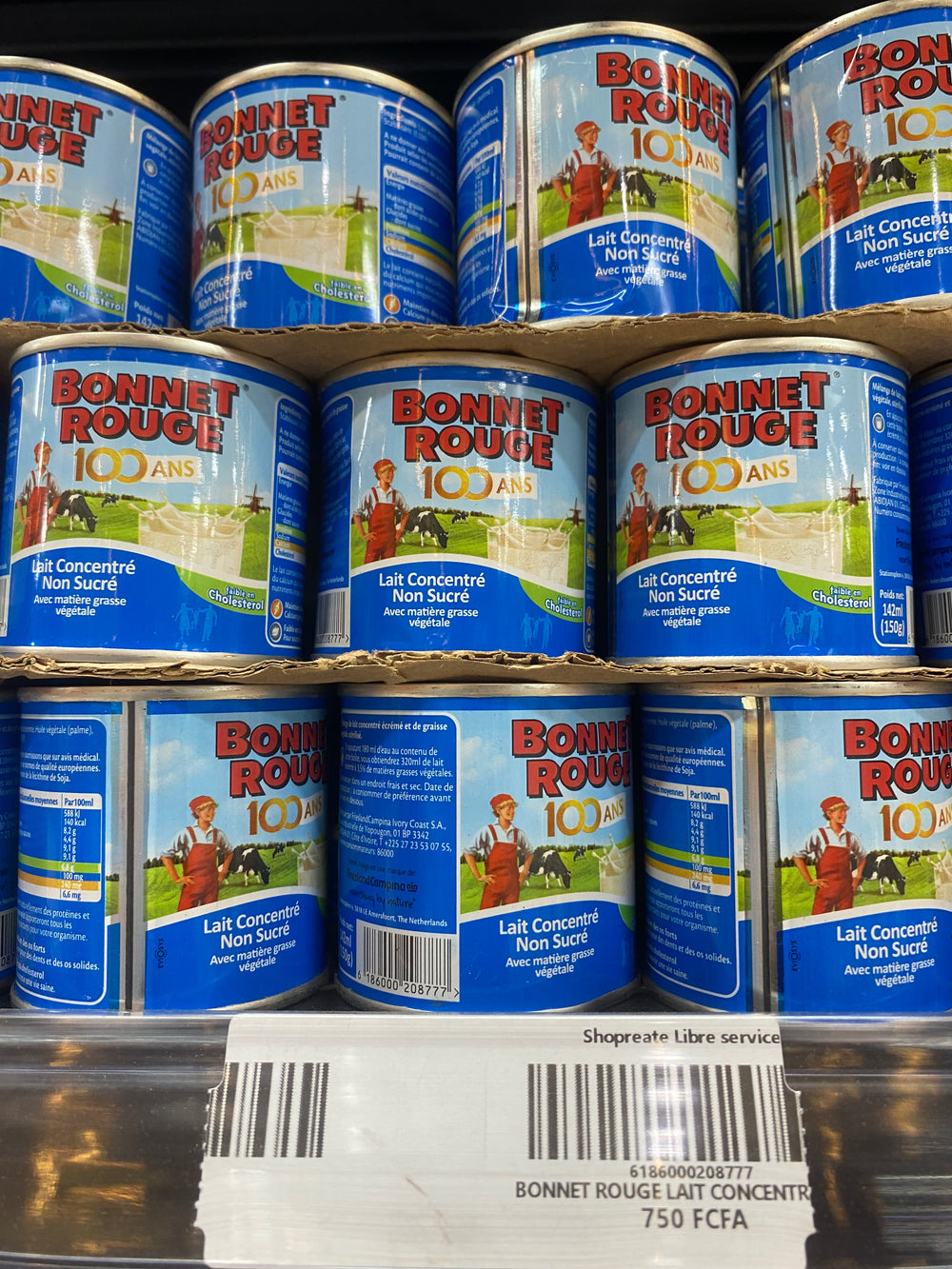 BONNET ROUGE LAIT CONCENTRÉ