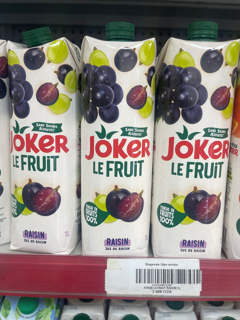JOKER LE FRUIT RAISIN 1L