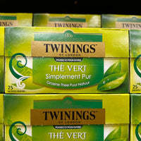 TWININGS OF LONDON THÉ VERT SIMPLEMENT PUR 25 SACHETS 37G