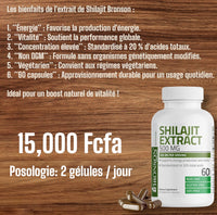 
              Bronson Shilajit 500 mg – Énergie & Vitalité Nglobal
            