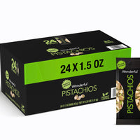 Wonderful Pistachios In Shell, Roasted & Salted Nuts, 1.5 Ounce Bags