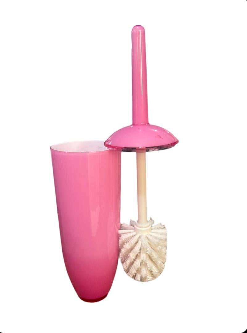 Brosse de Toilette À Poils Solides Rose Toile De Toilette Accueil Brochette De Toilette En Plastique Fournitures De Salle De Bain Brosse De Nettoyage Pour le Nettoyage En Profondeur de La Salle de Bain