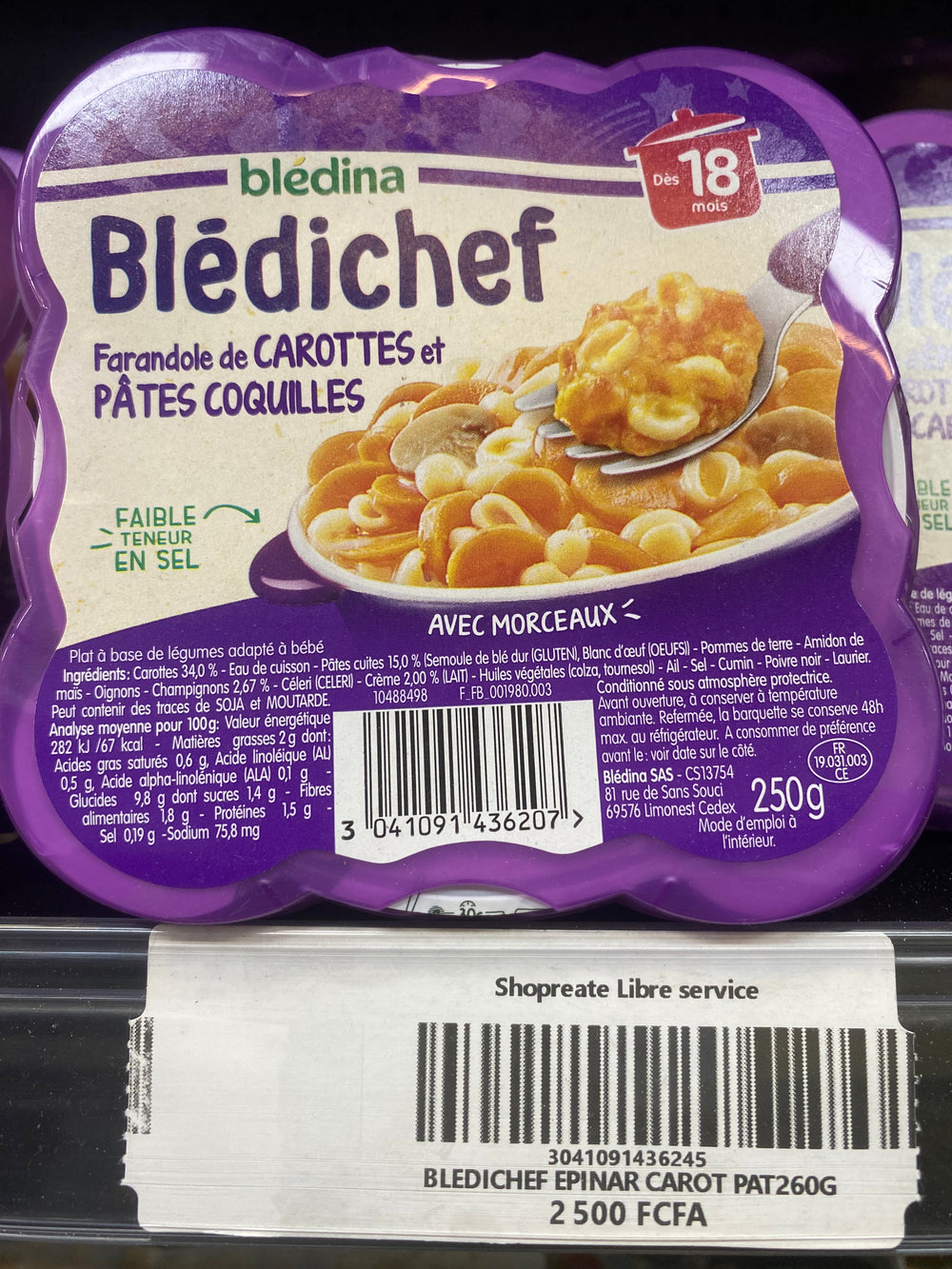 Bledichef Epinar Carot Pat 260g