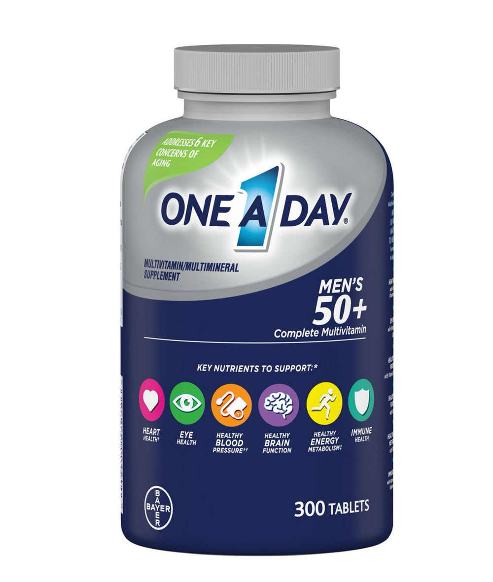 One A Day Men's 50+ HealthyAdvantage Multivitamin Tablets 300 ct.