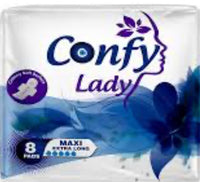 
              Confy Lady Hygenic pad Maxi Extra Long 8 Pads
            